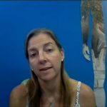 Paula Amiano, nutricionista deportiva, trabajando con AdJ